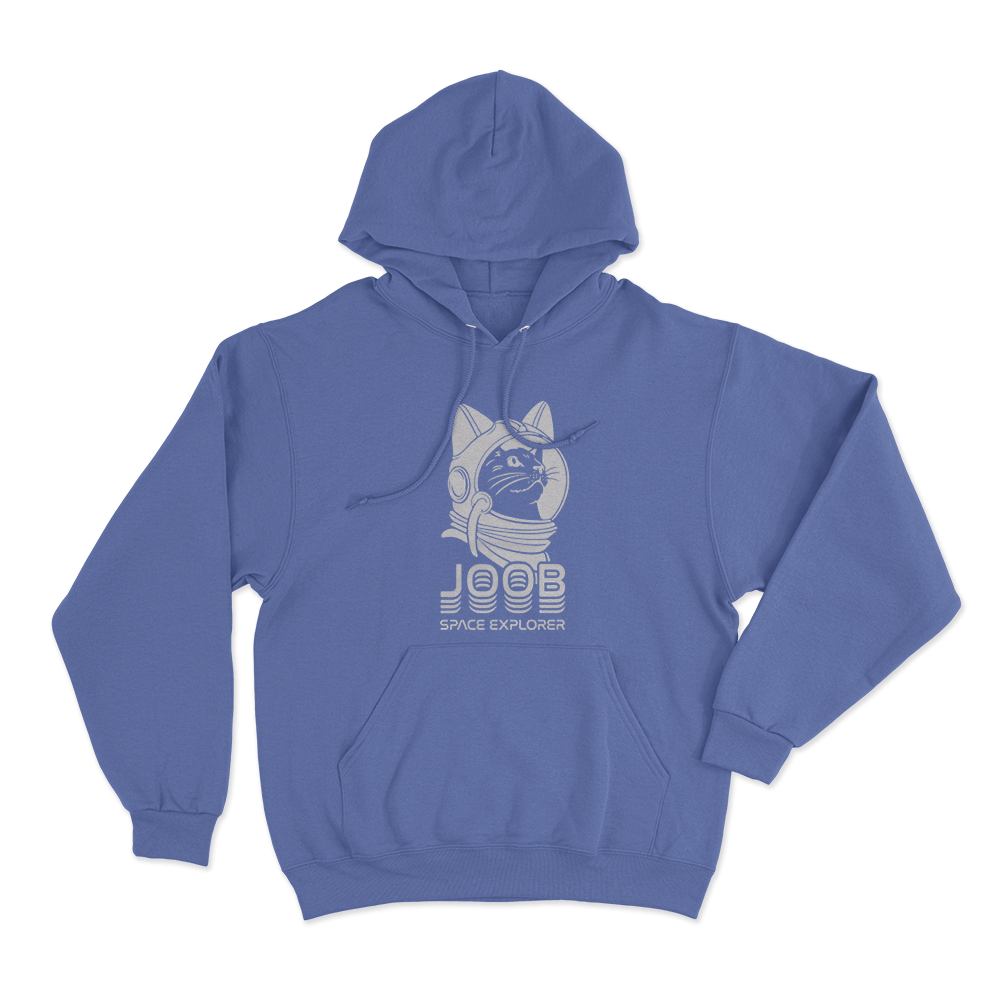 Joob Space Explorer Unisex Hoodie Blue Joob Space Explorer Unisex Hoodie Blue