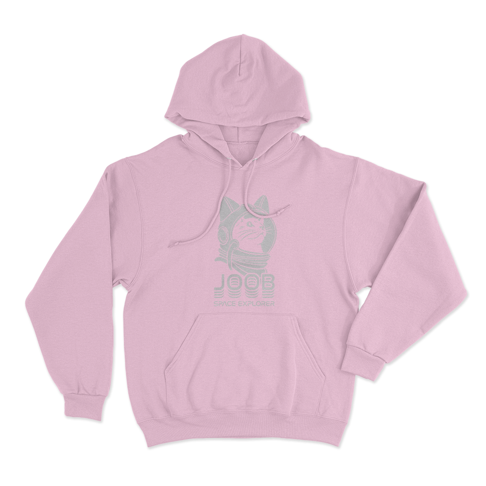 Joob Space Explorer Unisex Hoodie Pink Joob Space Explorer Unisex Hoodie Pink