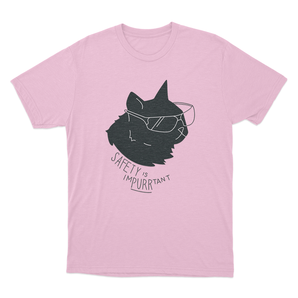Safety is Impurrtant Unisex T Shirt Pink Safety is Impurrtant Unisex T Shirt Pink