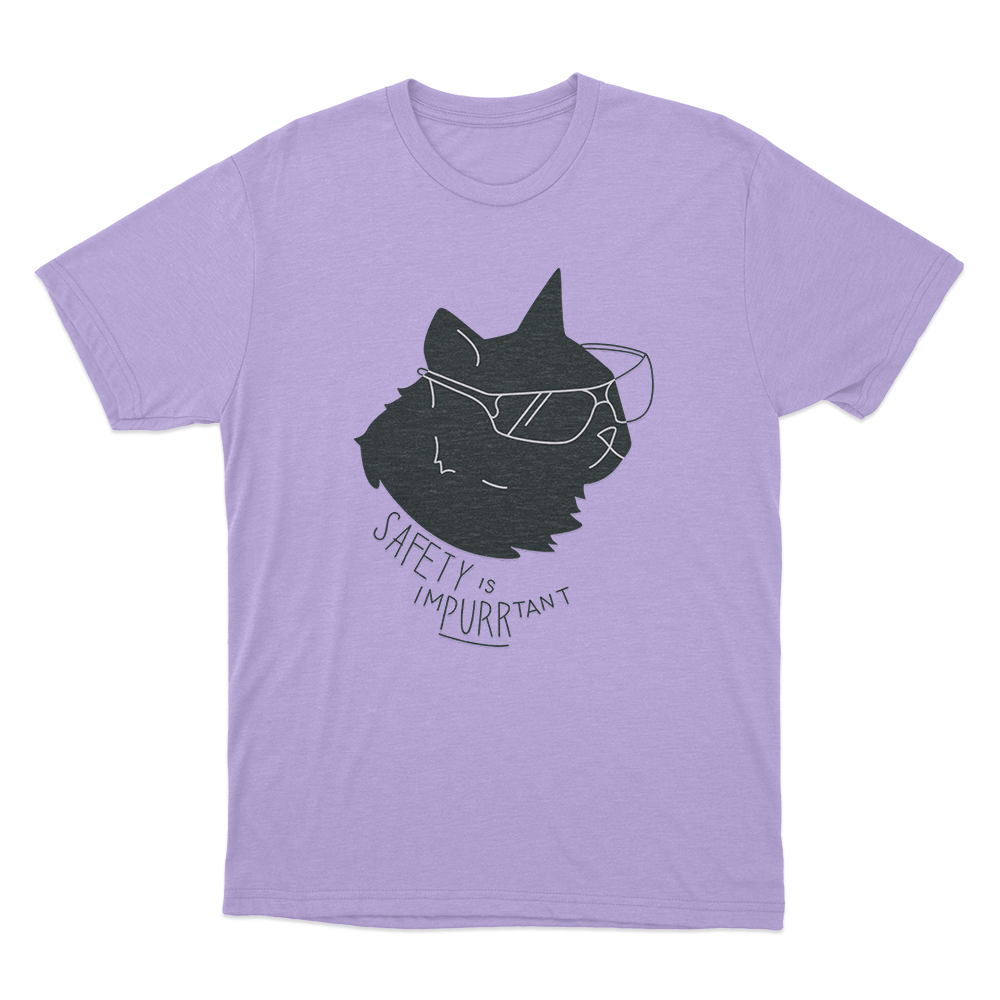 Safety is Impurrtant Unisex T Shirt Purple Safety is Impurrtant Unisex T Shirt Purple