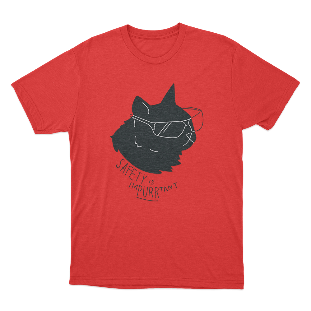 Safety is Impurrtant Unisex T Shirt Red Safety is Impurrtant Unisex T Shirt Red