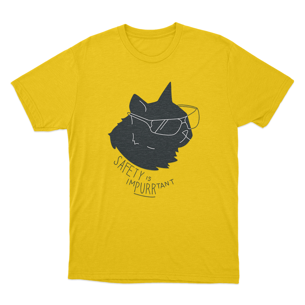 Safety is Impurrtant Unisex T Shirt Yellow Safety is Impurrtant Unisex T Shirt Yellow